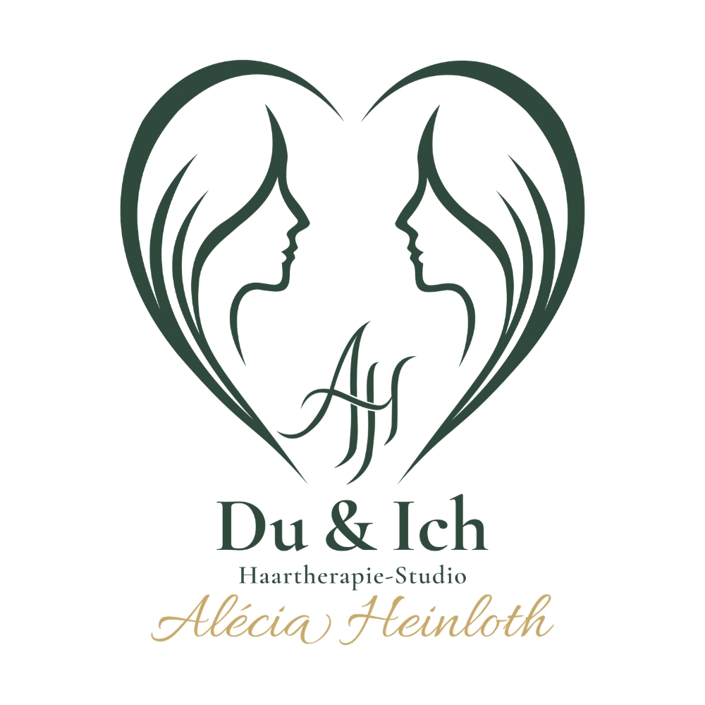 Du & Ich Haartherapie - Identidade visual para brasileiros na Alemanha e Europa - logos